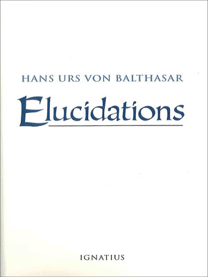 cover image of Elucidations